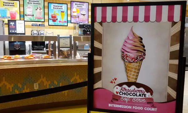New Strawberry Chocolate Soft Serve at All-Star Music