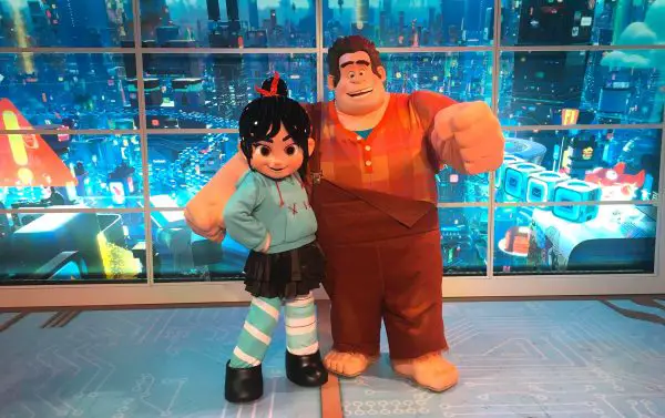Wreck-it Ralph and Venellope Meet in Imageworks