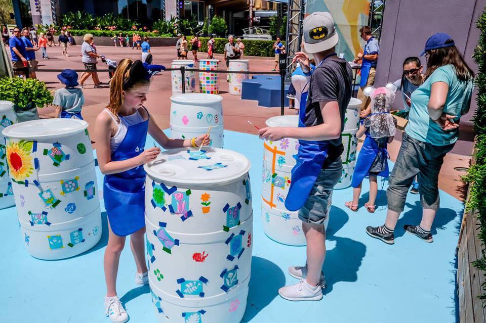 “Brighten a Barrel” Activity Station is Back at Epcot!
