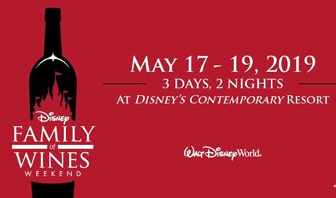 Special Limited Time runDisney Offer and Disney Family of Wines Weekend Event Information