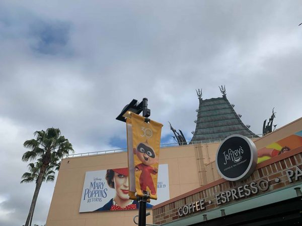 New 30th Anniversary Banners Are Up At Hollywood Studios