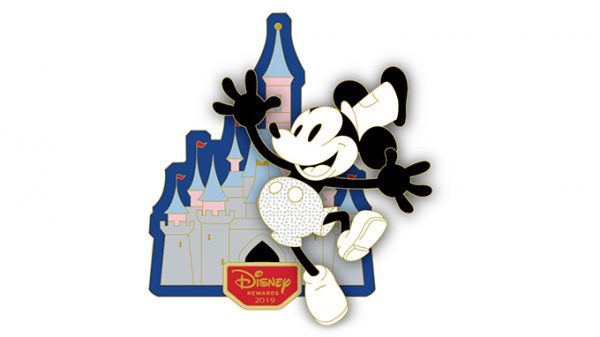 Mickey Mouse Steamboat Willie Pin Exclusively For Disney Visa Card Members