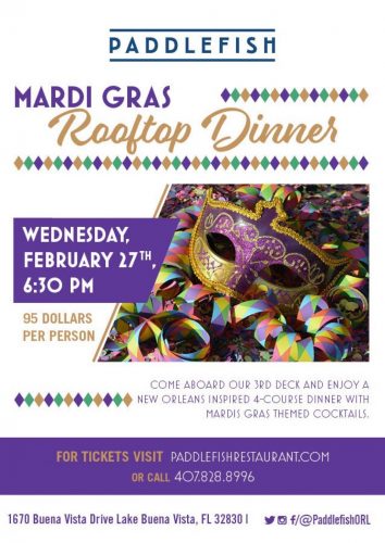 UPDATE: Special Mardi Gras Dinner Coming to Disney Springs Date Has Changed