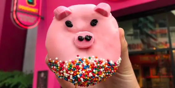 Year Of The Pig Doughnut At Universal Studios Hollywood