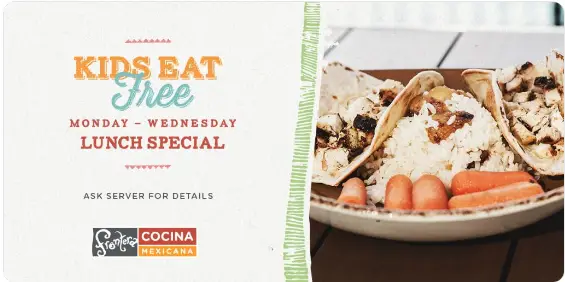 Kids Eat Free for Lunch at Frontera Cocina