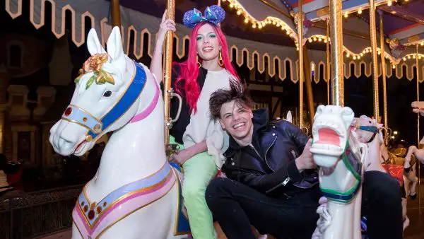 Pop Stars Halsey and Yungblud Have Date Night at Disneyland