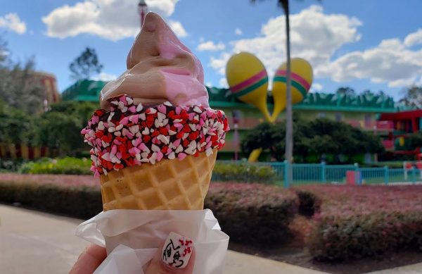 New Strawberry Chocolate Soft Serve at All-Star Music