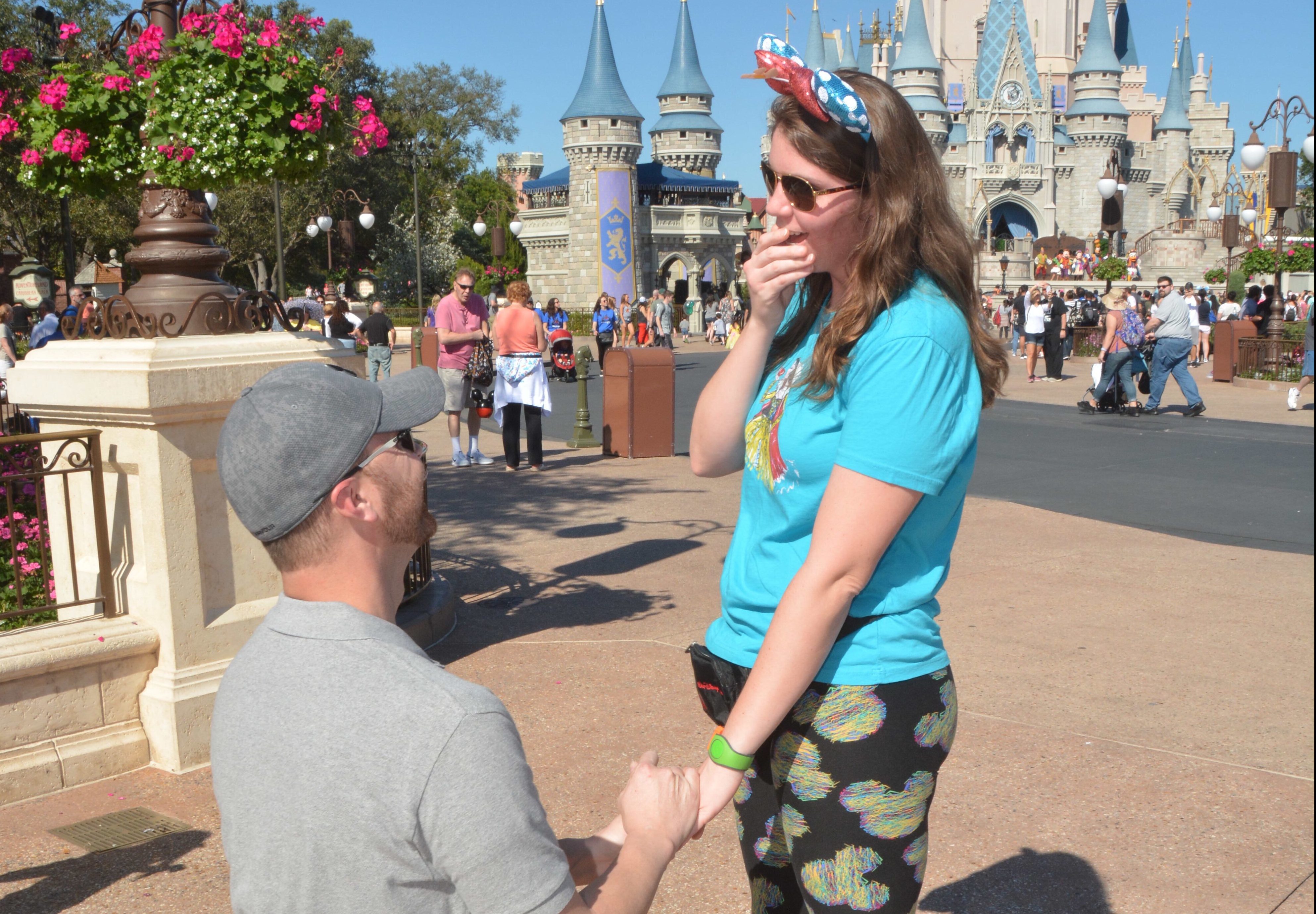Disney PhotoPass Photographers Help This Groom to Be Create a Magical Proposal