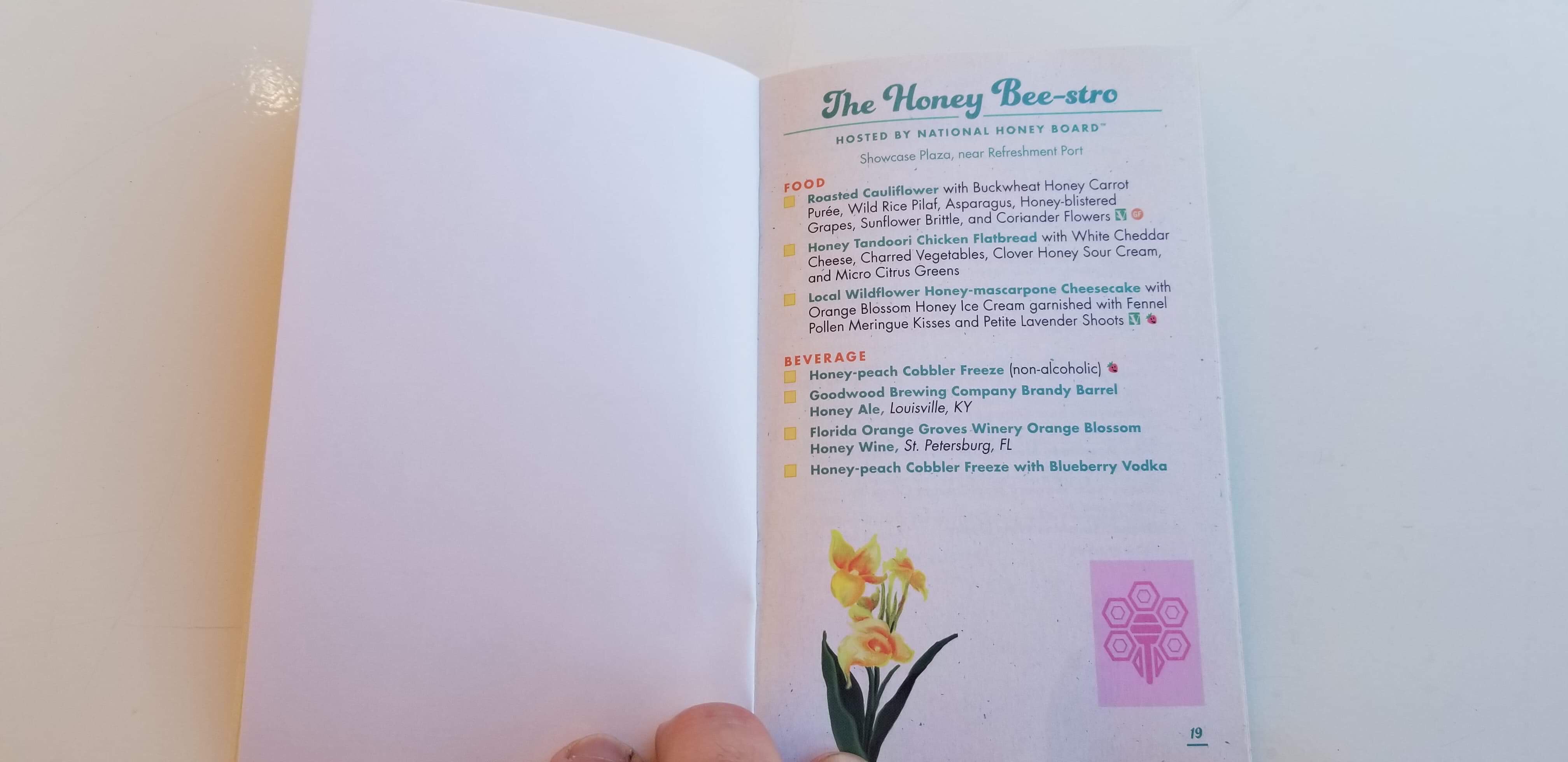 Epcot Flower and Garden Festival Passport Book 2019