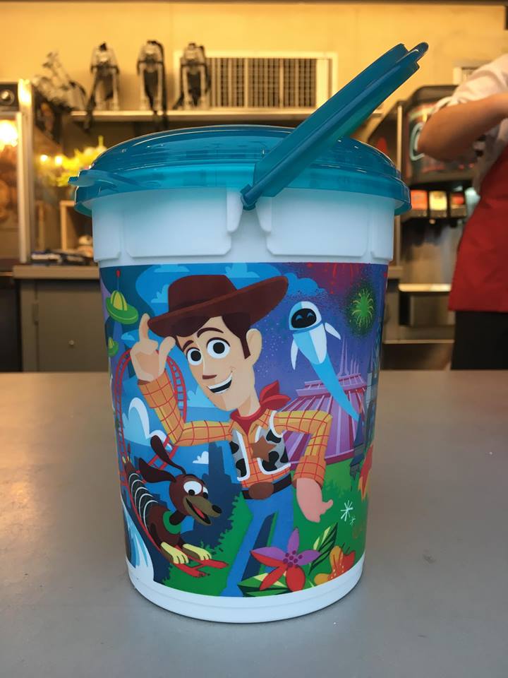 New Pixar Inspired Popcorn Bucket At Hollywood Studios Chip and Company