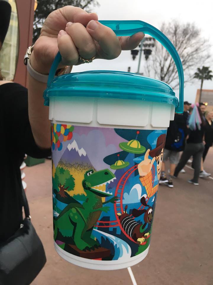 New Pixar Inspired Popcorn Bucket At Hollywood Studios Chip and Company