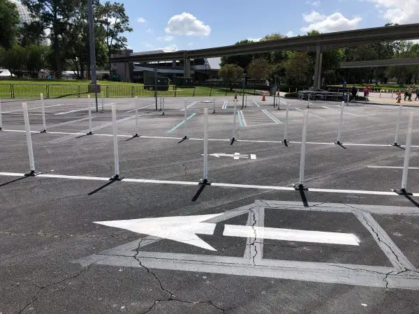 Parking Lot Changes Happening at Epcot Now