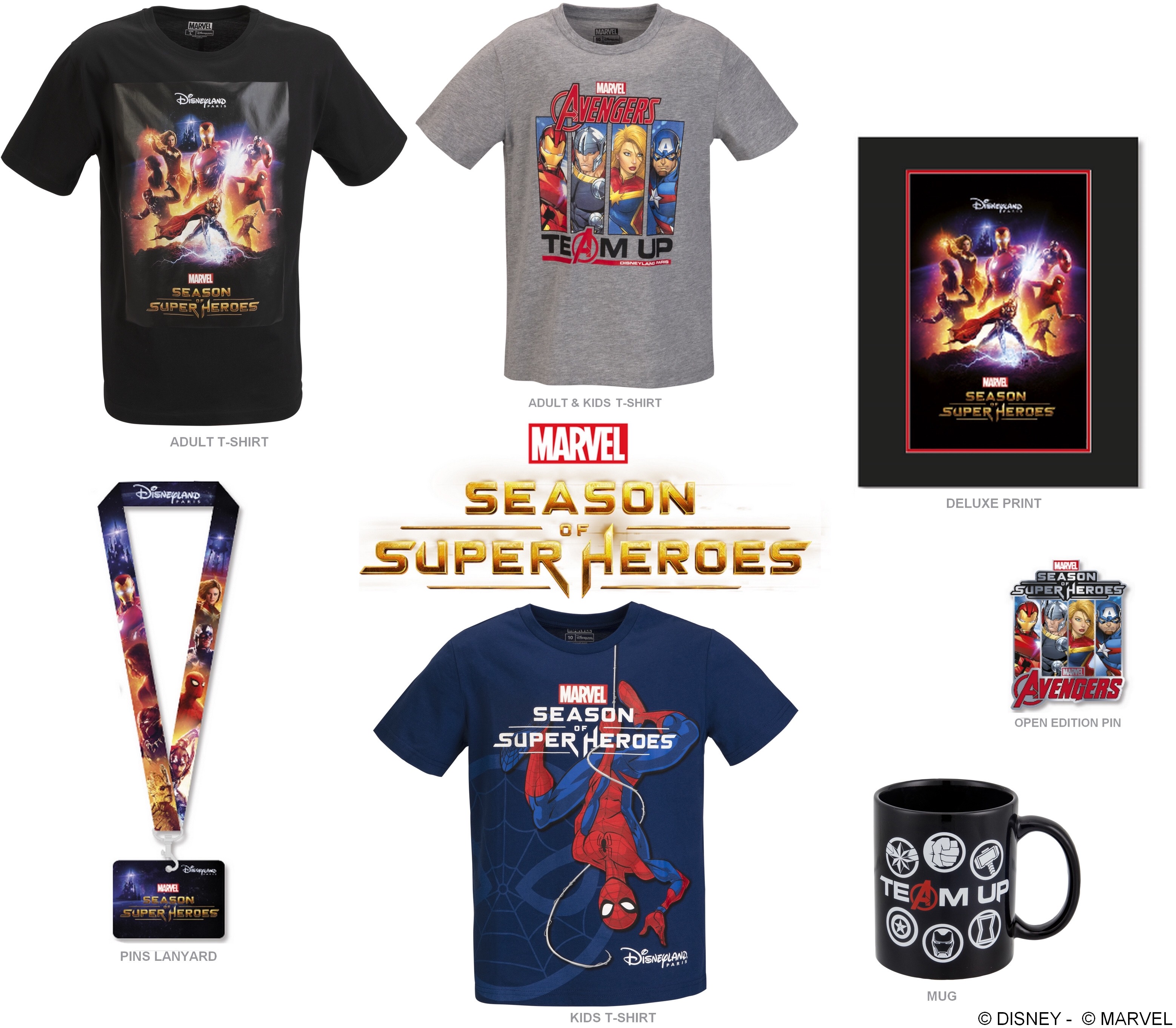 Marvel’s Season of Super-Heroes Merchandise Released!