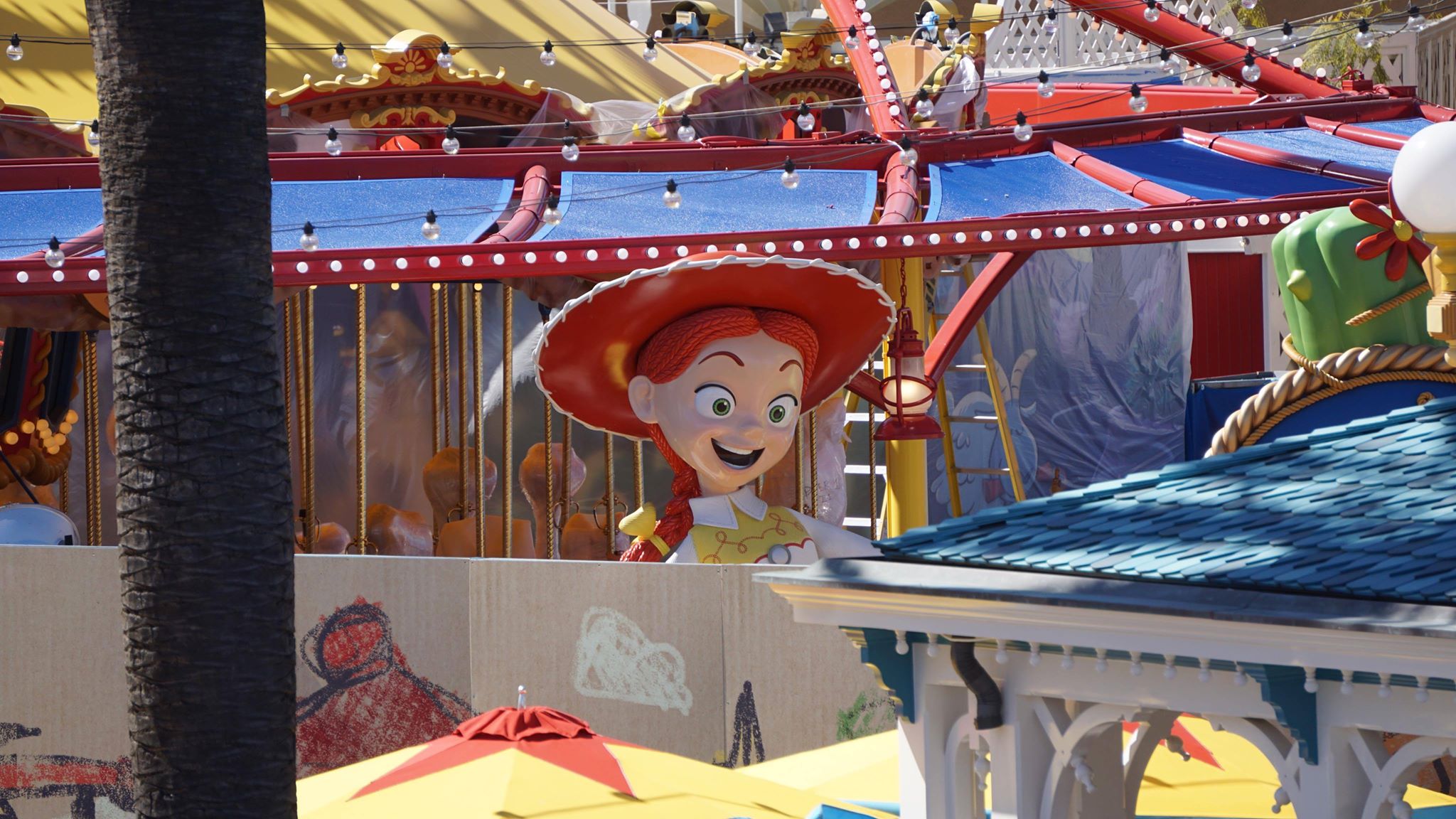Sneak A Peek At Jessie’s Critter Carousel In Disney California Adventure Park