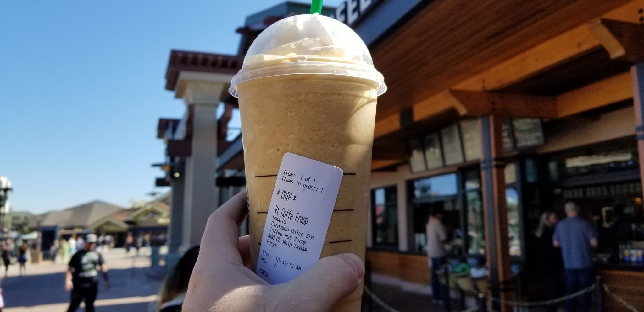 New Captain Marvel Themed Drinks At Starbucks In Disney Springs