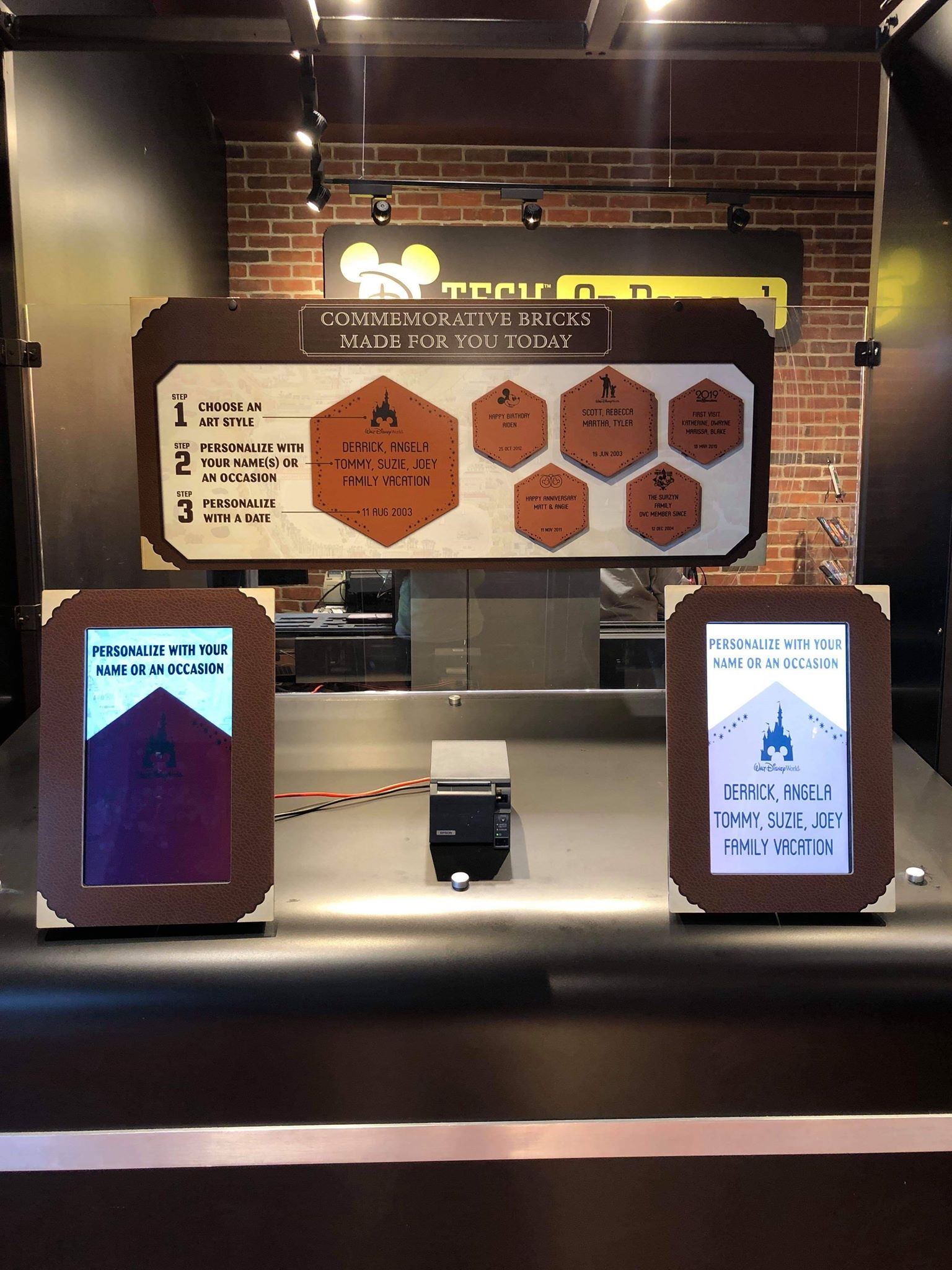 Walk Around The World Bricks For Sale at Walt Disney World Chip and