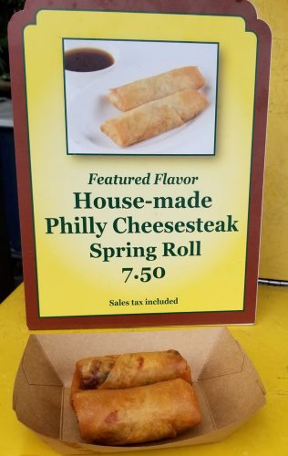 House-Made Philly Cheese Steak Spring Rolls Now Available