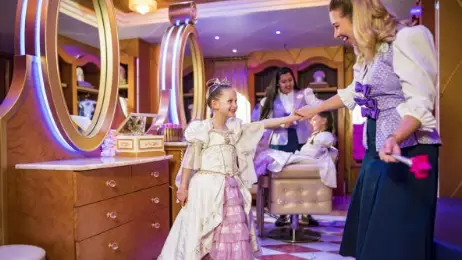 Signature Rapunzel Makeover Debuts at Bibbidi Bobbidi Boutique Aboard Disney Ships