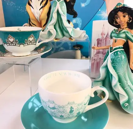 Elegant New Disney Princess Tea Cups and Saucers Collection