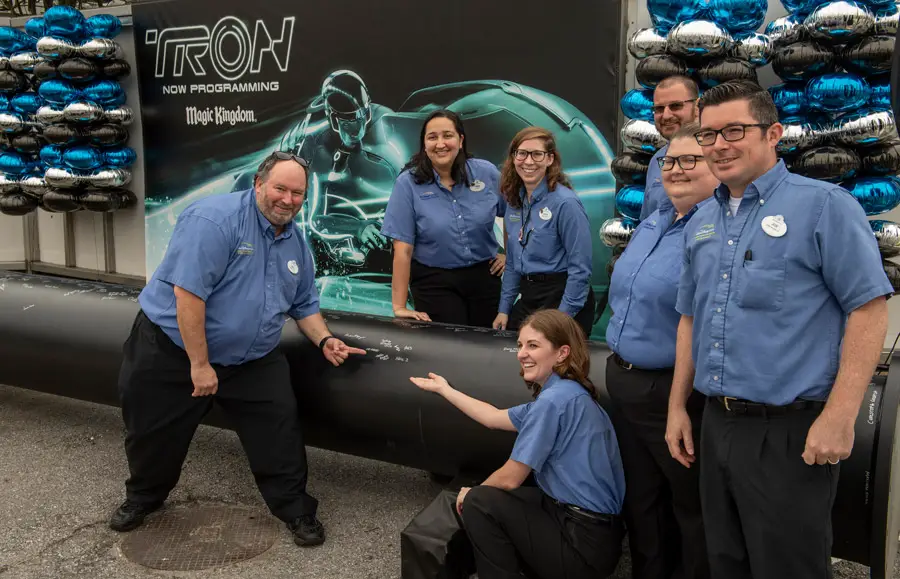 TRON Construction Milestone At Magic Kingdom