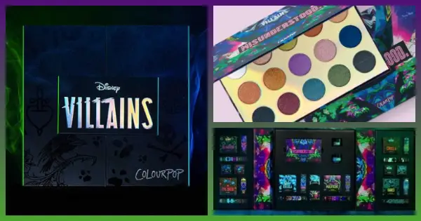 Wicked New Disney Villains Colourpop Collection