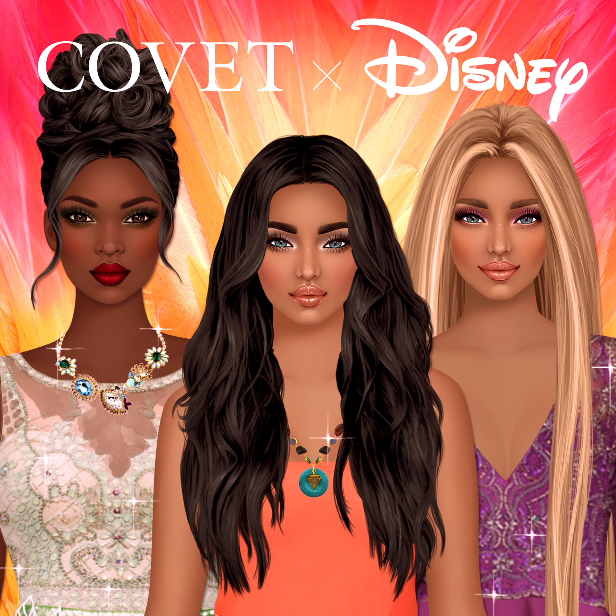 Popular Covet Fashion App is Featuring a Disney Style Challenge.