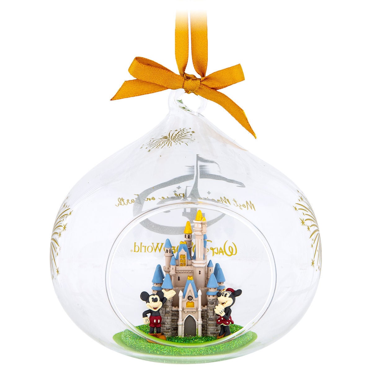 Cinderella Castle Glass Drop Ornament Captures The Magic Of WDW