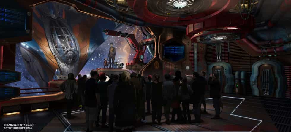 Permits Have Been Filed For Projection Screens At Guardians Of The Galaxy Coaster