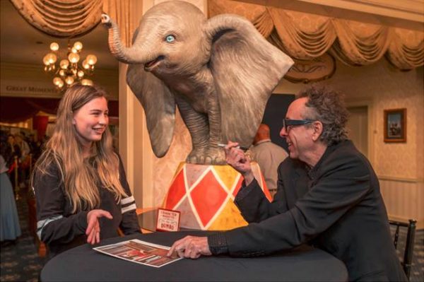 Tim Burton Surprises Guests at Disneyland