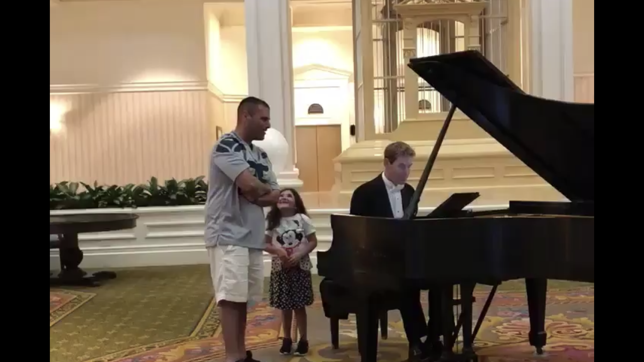Beautiful Performance by a Guest Singing Ave Maria at Grand Floridian