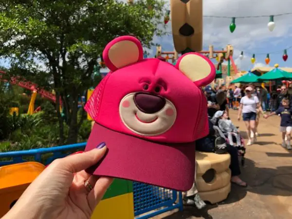 The new Lotso Cap At Hollywood Studios Is A Strawberry Dream