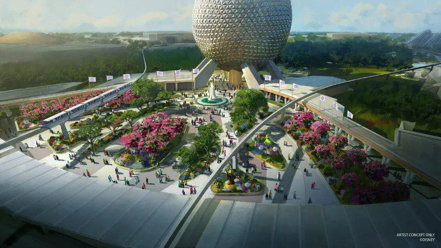 Permits Filed For Entrance Changes to Epcot