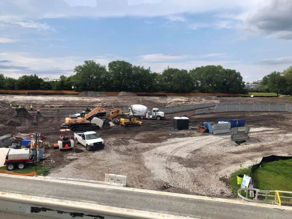 Tomorrowland Speedway Construction Update from the Magic Kingdom