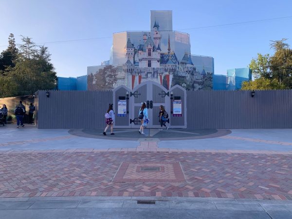 Construction Update: Sleeping Beauty Castle Will be Pink AND Blue!