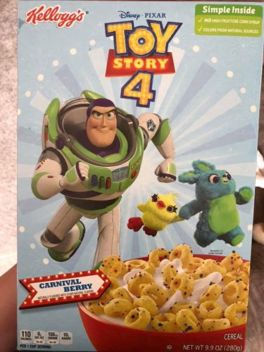 New Carnival Berry Toy Story 4 Cereal From Kellogg's