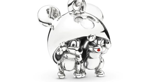 Adorable Chip 'n Dale Charm by Pandora Jewelry