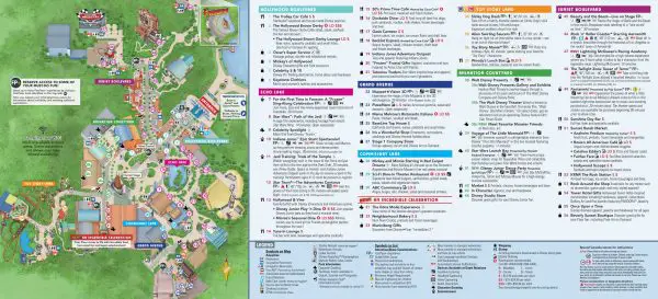 Disney's Hollywood Studios Unveils New Park Map