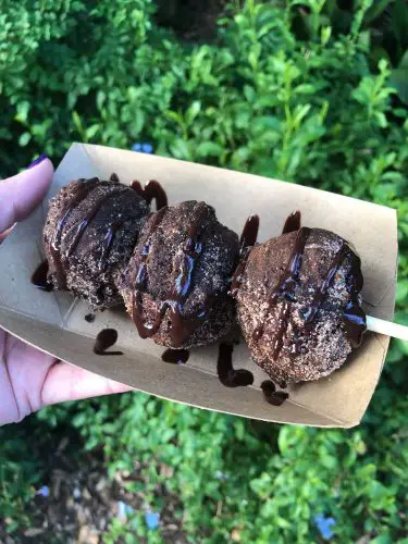 Chocolate Donut Holes From Isle Of Java In Disney’s Animal Kingdom Theme Park