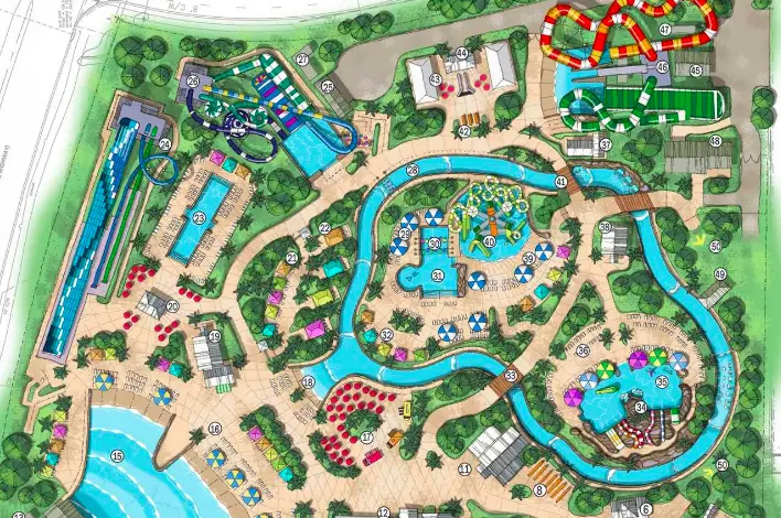 Island H20 Live! Water Park at Margaritaville Resort Orlando Announces Park Theme, Slide Names and More!