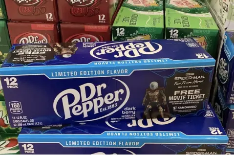 New Dark Berry Dr. Pepper Coming to Celebrate Spiderman Far From Home