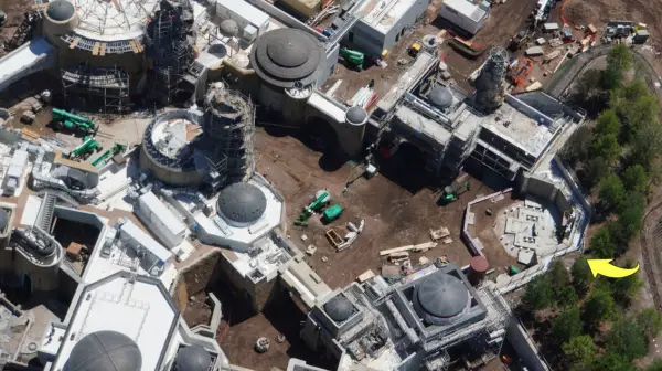 Aerial Views of Star Wars: Galaxy's Edge in Walt Disney World