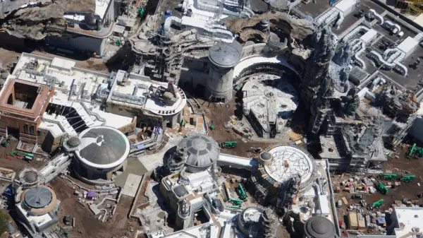 Aerial Views of Star Wars: Galaxy's Edge in Walt Disney World
