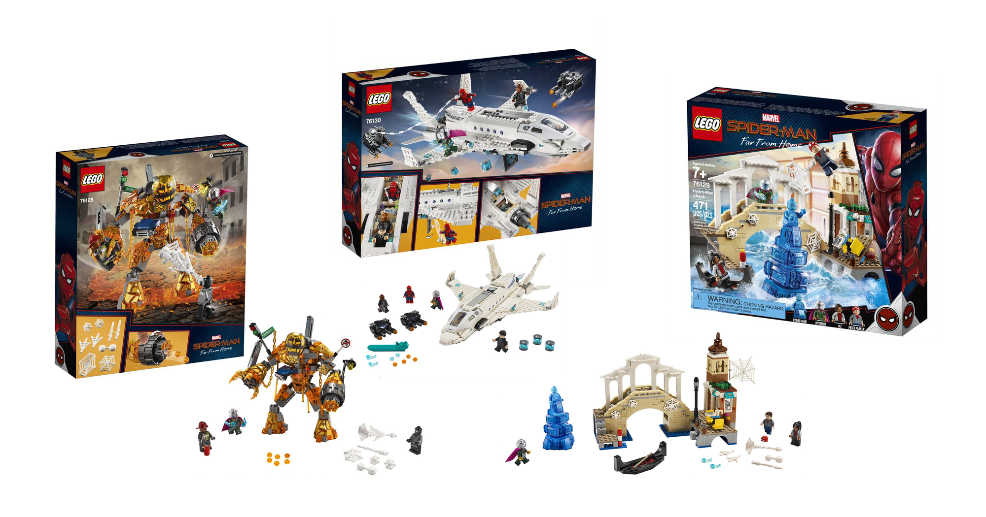 lego spider man far from home sets