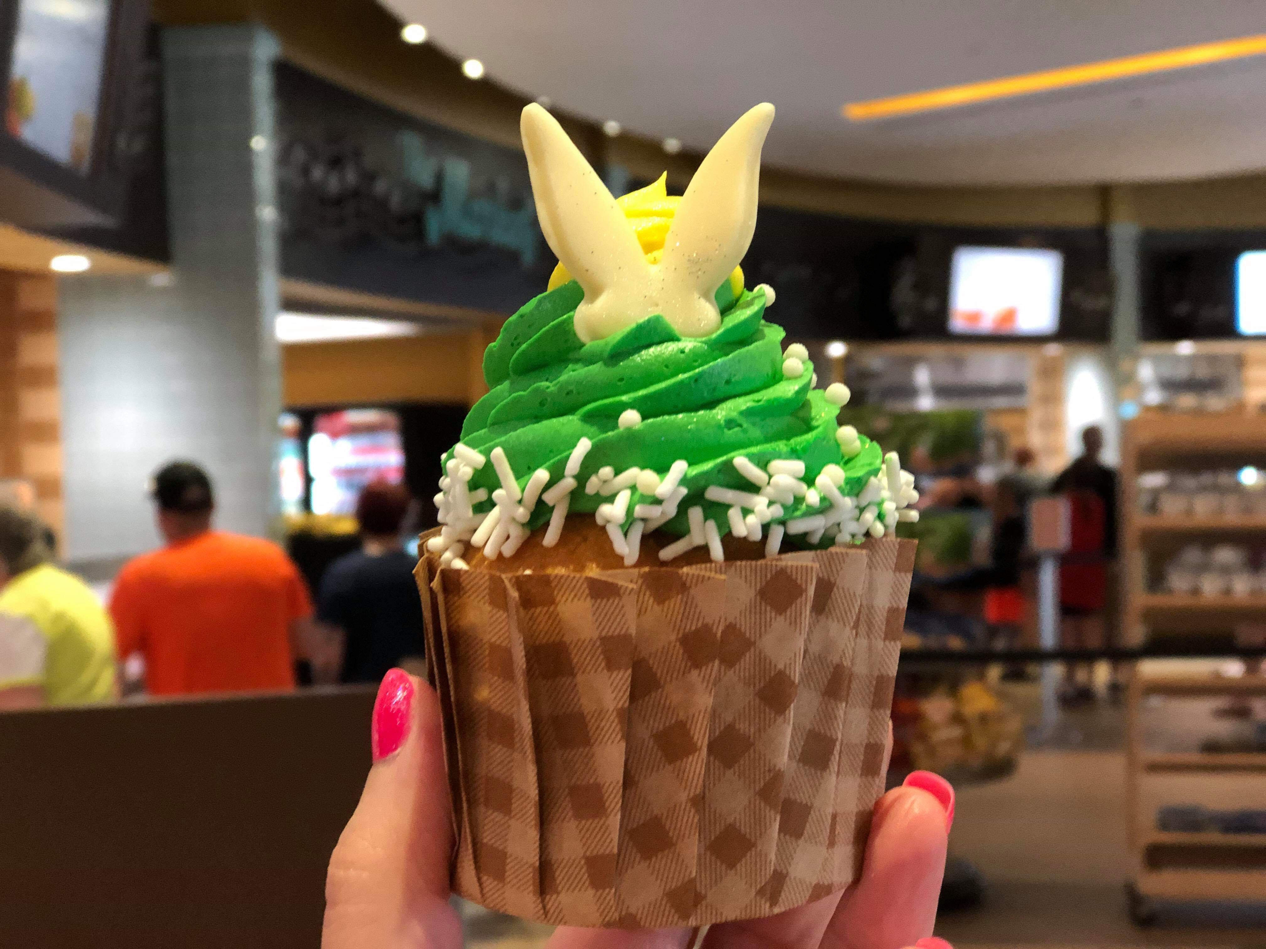 Tinker Bell Cupcake Available at Disney’s All Star Resorts