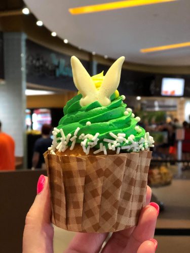 Tinker Bell Cupcake Available at Disney's All Star Resorts