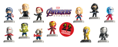 Mcdonalds avengers mystery toys clearance 2019