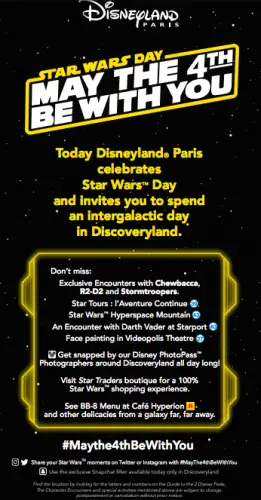 Celebrating May The 4th at Disneyland Paris!
