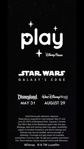 Star Wars Galaxy’s Edge is Now on the Play Disney Parks App