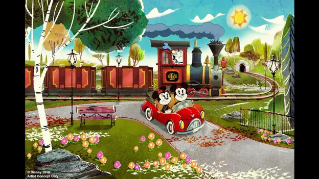 Mickey & Minnie’s Runaway Railway in Hollywood Studios has pushed back to Spring of 2020