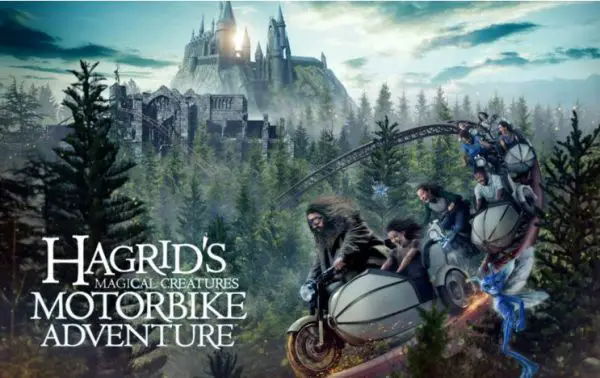 First-Ever Look At Fluffy, One Of The Magical Creatures That Await In Hagrid’s Magical Creatures Motorbike Adventure